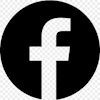 round black facebook fb logo 100px
